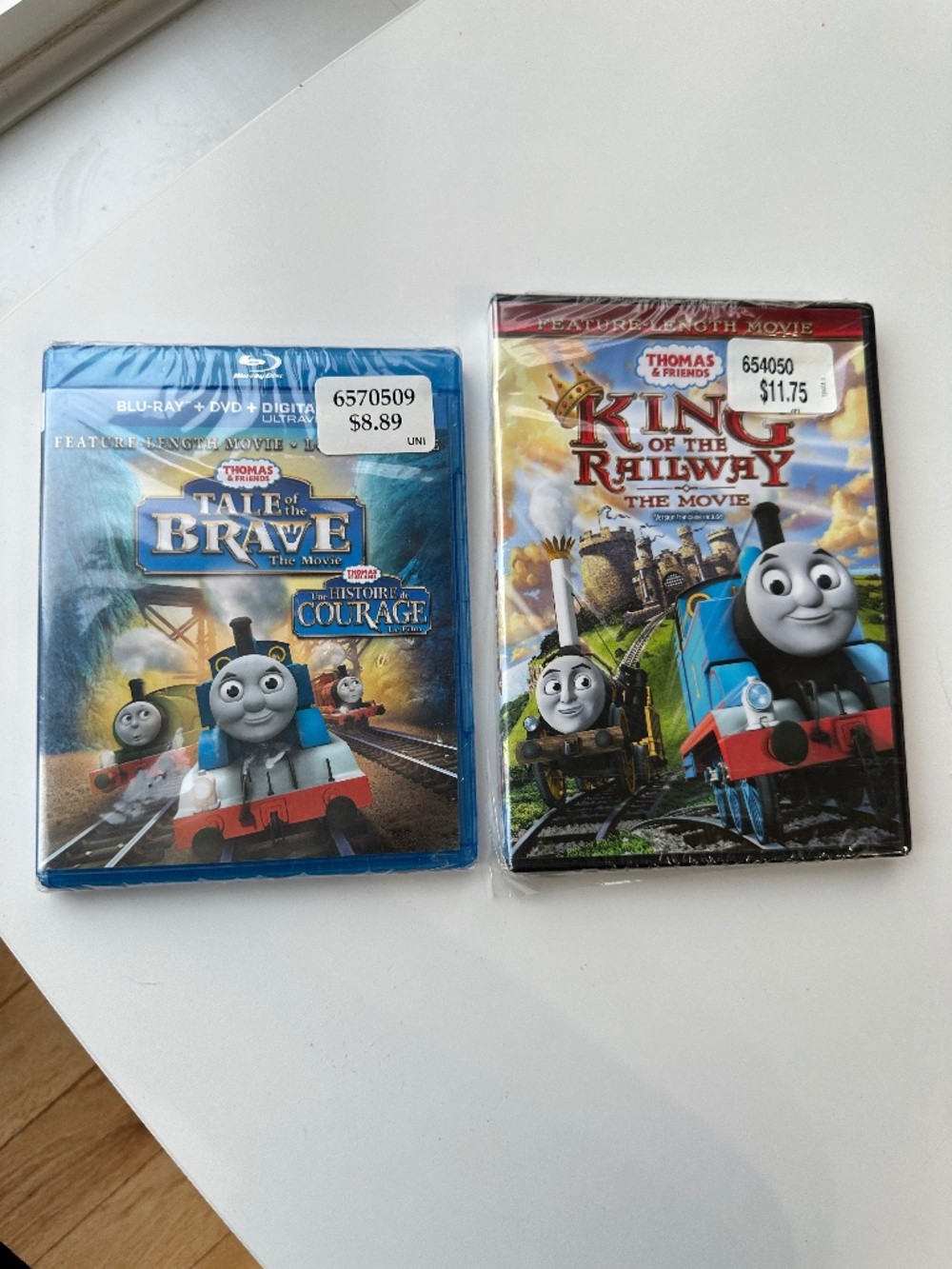 NWT New Sealed Thomas and Friends DVD Blue Ray King of the Railway Tale of Brave
